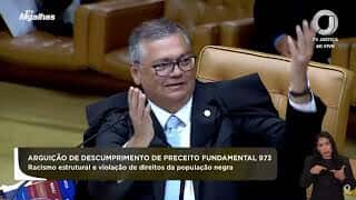 STF: Ministro Flávio Dino reconhece falha estrutural e propõe ações antirracistas