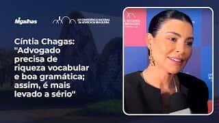 Cíntia Chagas: "Advogado precisa de riqueza vocabular e boa gramática; assim, é mais levado a sério" Cíntia Chagas: "Advogado precisa de riqueza vocabular e boa gramática; assim, é mais levado a sério"