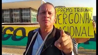 Ataques ao STF - Manifestante preso