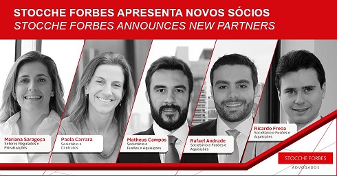 Stocche Forbes Advogados anuncia novos sócios - Migalhas