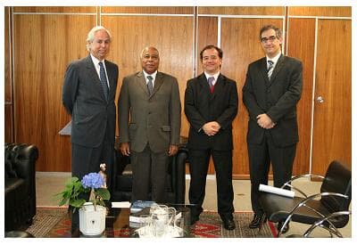 Diretores da AASP reúnem-se com o min. Carlos Alberto Reis de Paula, Corregedor-Geral da Justiça do Trabalho