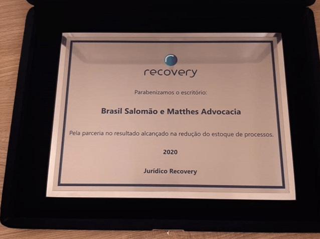 Brasil Salomão e Matthes Advocacia é o vencedor no ranking Recovery Brasil Salomão e Matthes Advocacia é o vencedor no ranking Recovery