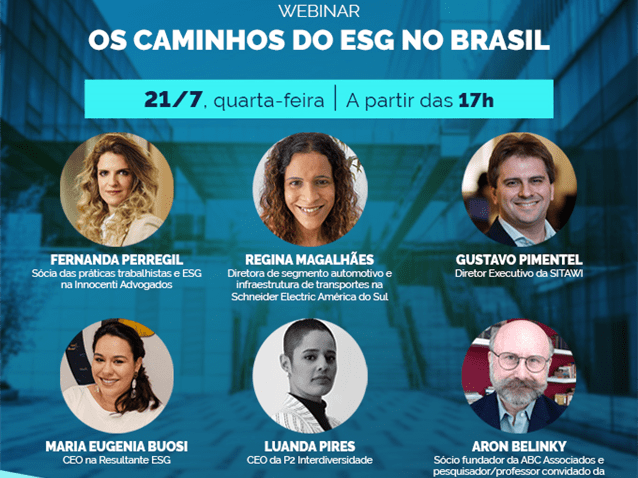 Migalhas realizou o webinar "Os caminhos do ESG no Brasil" Migalhas realizou o webinar "Os caminhos do ESG no Brasil"