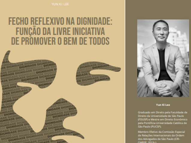 Yun Ki Lee lança livro sobre dignidade e direitos fundamentais Yun Ki Lee lança livro sobre dignidade e direitos fundamentais