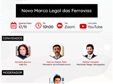 Webinar "Novo Marco Legal das Ferrovias"