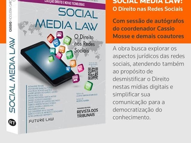 Especialista do Denis Borges Barbosa Advogados assina capítulo em obra dedicada às redes sociais no âmbito do Direito