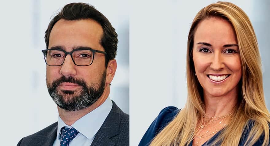 Os sócios Carlo Verona e Luciana Tornovsky, sponsor do D Pro Bono e head de Responsabilidade Social Corporativa, respectivamente. (Imagem: Divulgação Demarest Advogados)