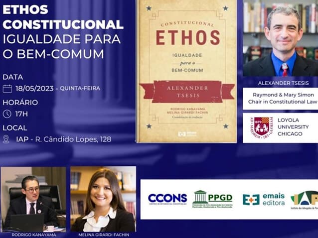 Livro "Ethos Constitucional" é lançado em Curitiba