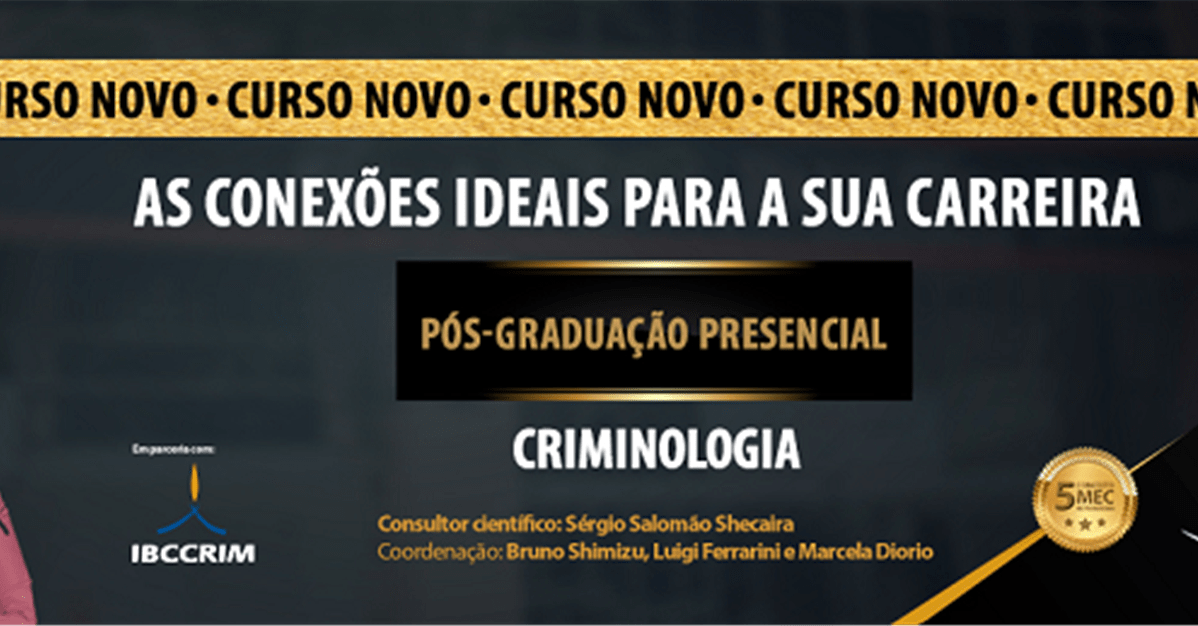 Pós-Graduação em Criminologia - Migalhas