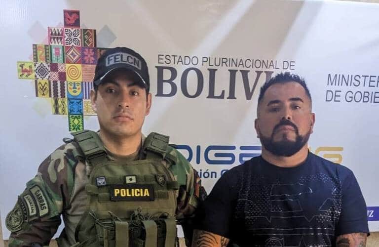  (Imagem: Divulgação/Polícia da Bolívia)
