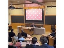 Ministro Cueva fala da regulamentação da IA em evento de estudantes brasileiros em Harvard