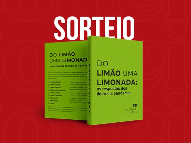 Resultado do Sorteio da obra "Do limão uma limonada: As respostas dos líderes à pandemia"