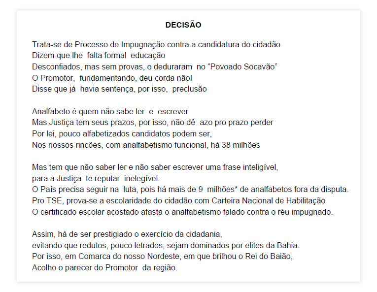  (Imagem: Decisão judicial)