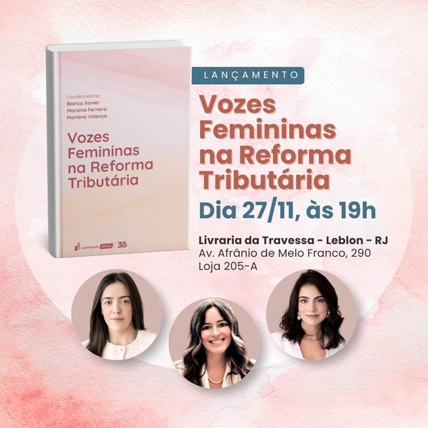 Mulheres tributaristas lançam livro sobre a Reforma Tributária (Imagem: Divulgação)