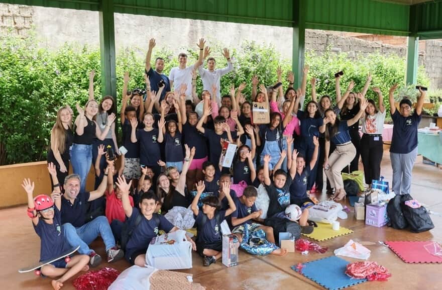 Brasil Salomão e Matthes Advocacia realiza ação de Natal para crianças da Casa Espírita Terra de Ismael. (Imagem: Divulgação)