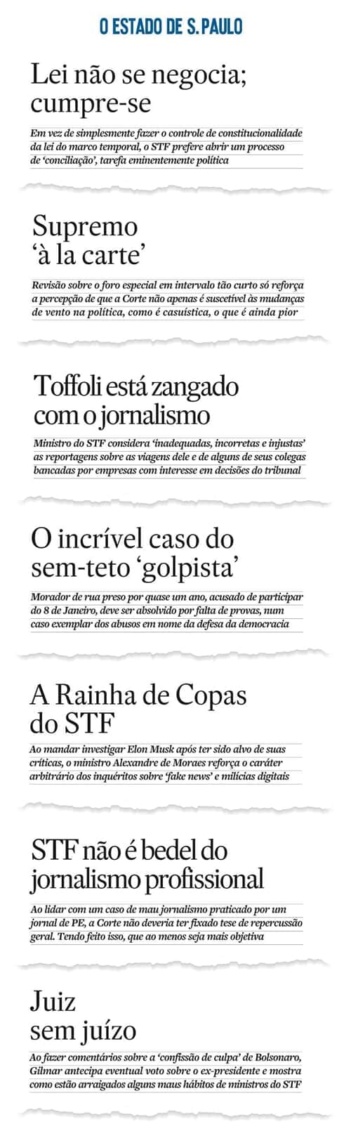  (Imagem: Reprodução Estadão/Arte Migalhas)