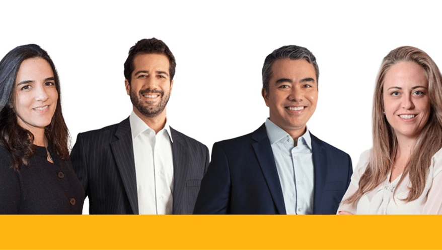 Paula Camara, Eduardo Marques Souza, Jean Marcel Arakawa e Mariana  Cobra (Imagem: Divulgação)