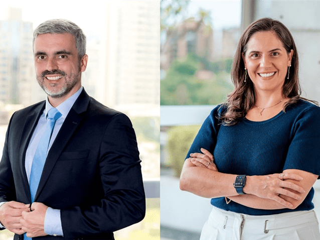 Henrique Reis e Maria Beatriz Grella Vieira, novos sócios do Demarest Advogados. (Imagem: Divulgação)