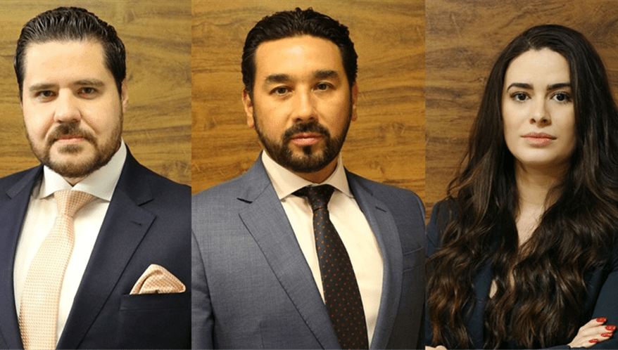 Paulo Andre´ M. Pedrosa, Remo Battaglia e Ana Li´via Brum, presidente, vice-presidente e  1ª secreta´ria da Comissa~o de Direito Me´dico da OAB Santo Amaro. (Imagem: Divulgação)