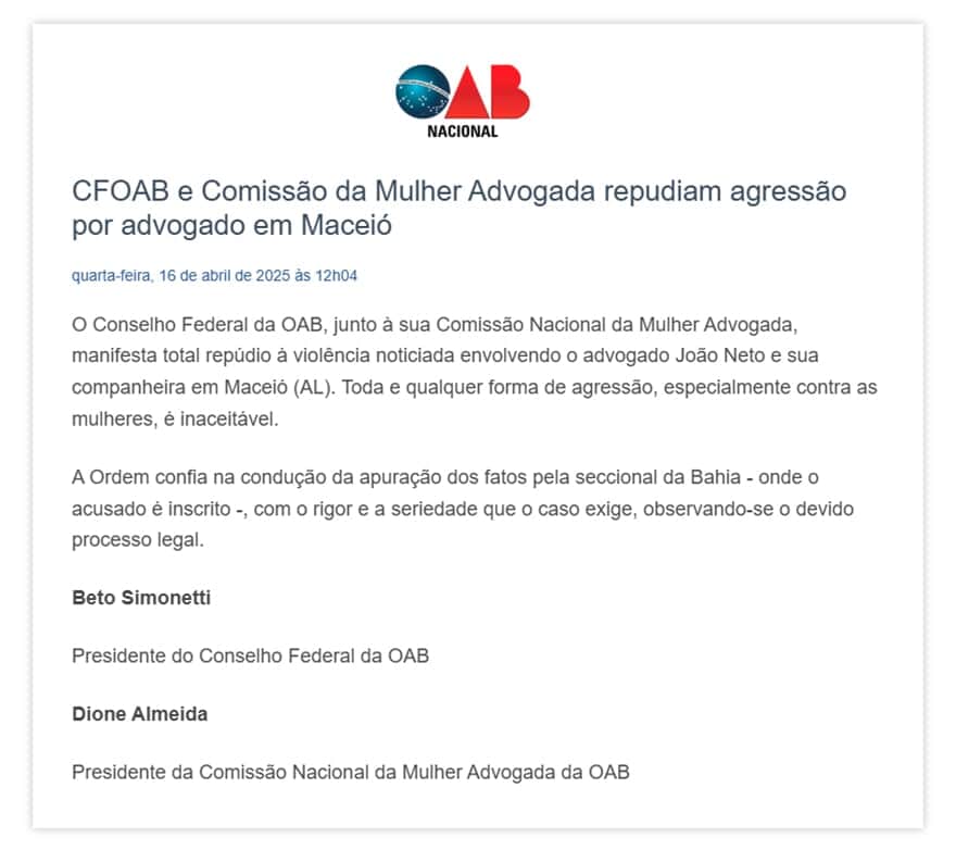  (Imagem: Reprodução/CFOAB)