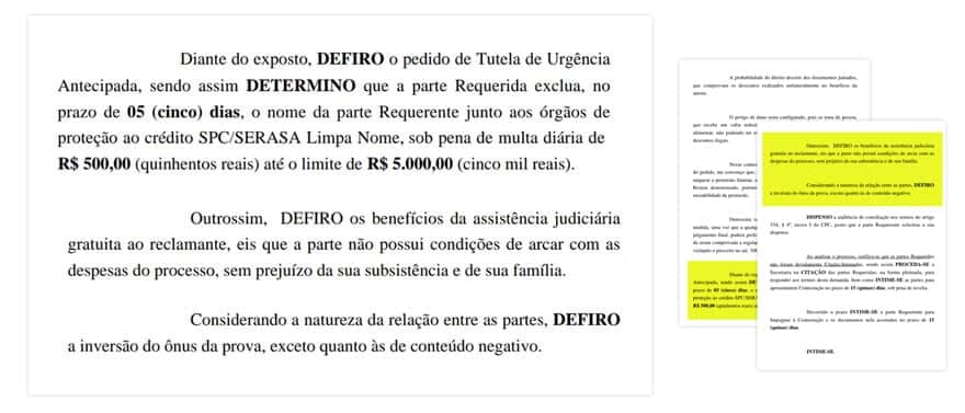  (Imagem: Decisão judicial)