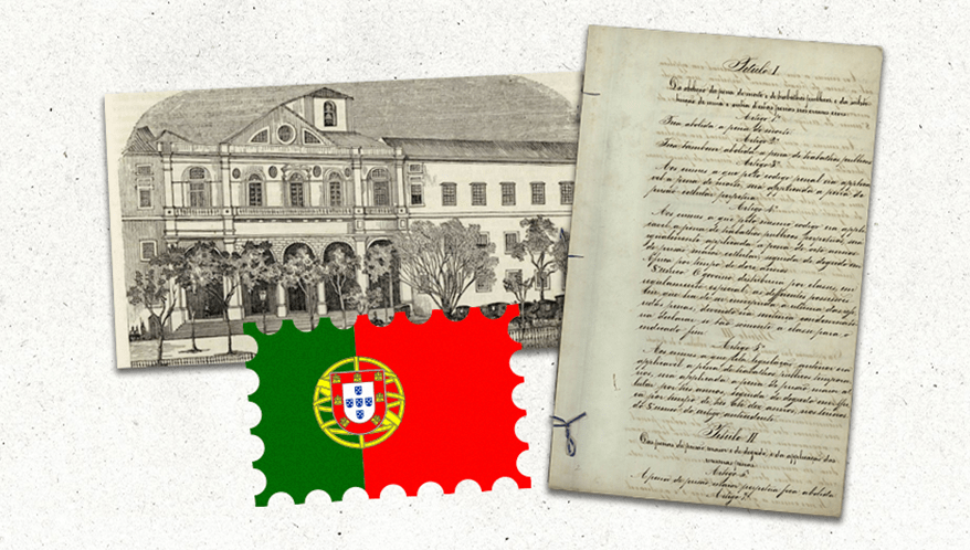  (Imagem: Reprodução/Arquivo Nacional da Torre do Tombo (ANTT) | Arte Migalhas)