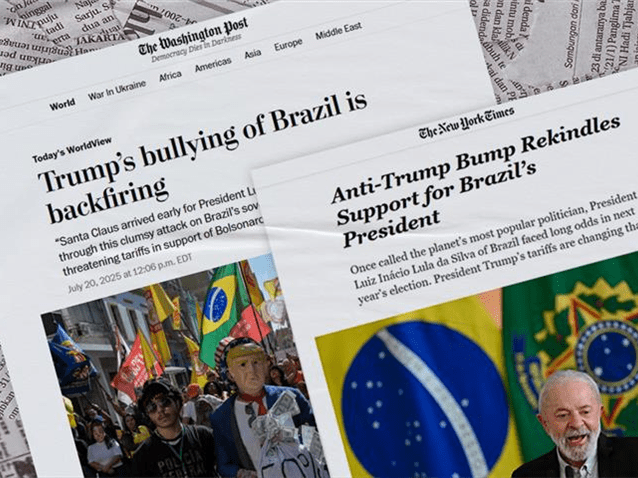  (Imagem: Arte Migalhas/The Washington Post/The New York Times)
