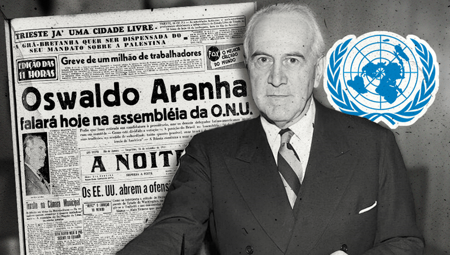 (Imagem: A Noite/RJ | Nações Unidas | Arte Migalhas)