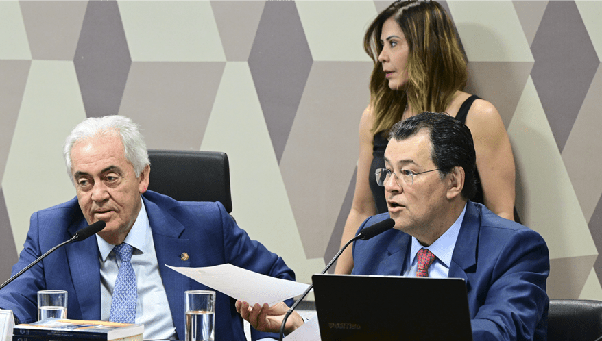 Comissão de Constituição, Justiça e Cidadania realiza reunião para discutir o PLP 108/24.  (Imagem: Geraldo Magela/Agência Senado)