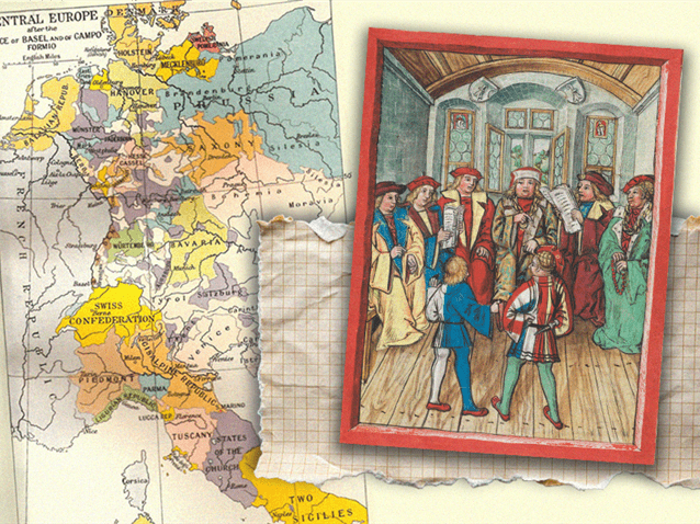 (Imagem: Cambridge Modern History Atlas/Arte Migalhas)  (Imagem: Cambridge Modern History Atlas/Arte Migalhas)