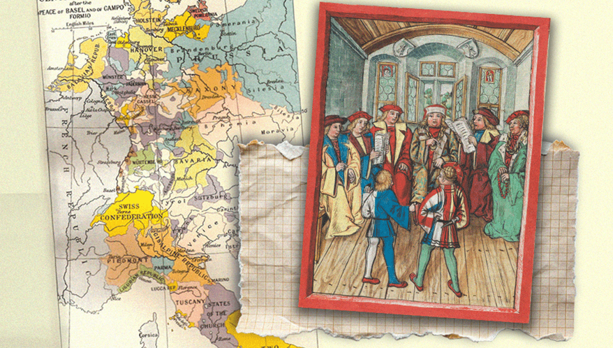  (Imagem: Cambridge Modern History Atlas/Arte Migalhas)