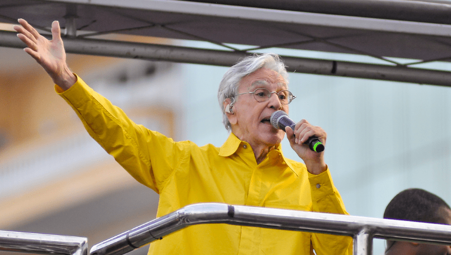 Caetano Veloso e Paula Lavigne têm pedido de indenização contra a Osklen negado pelo TJ/RJ.  (Imagem: Fabrcio Sousa/Agência Enquadrar/Folhapress)