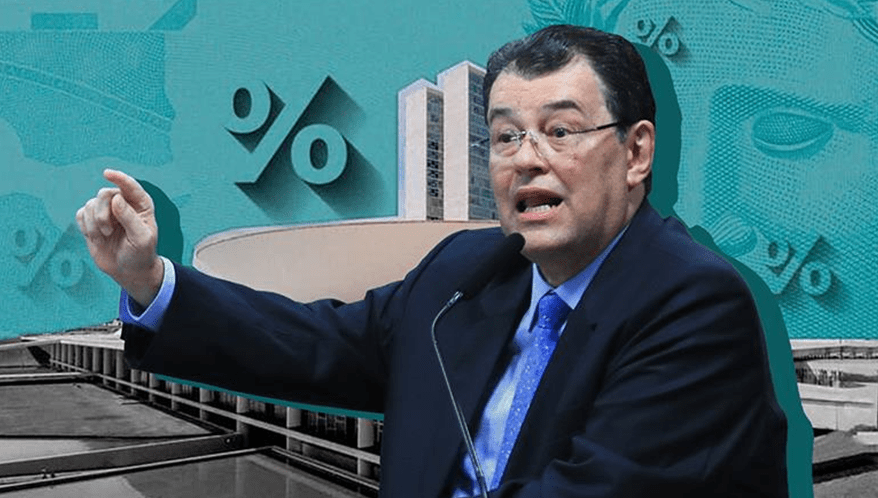 Senador Eduardo Braga é relator da regulamentação da reforma tributária no Senado.  (Imagem: Lula Marques/Agência Brasil | Arte Migalhas)