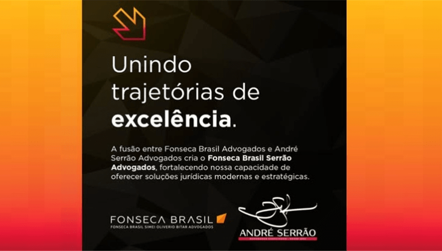 Fonseca Brasil e André Serrão Advogados Associados dão origem ao escritório Fonseca Brasil Serrão Advogados. (Imagem: Reprodução Instagram)