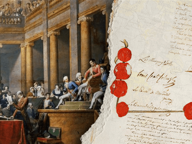  (Imagem:  Archives Nationales/Cambridge Modern History Atlas/Arte Migalhas)