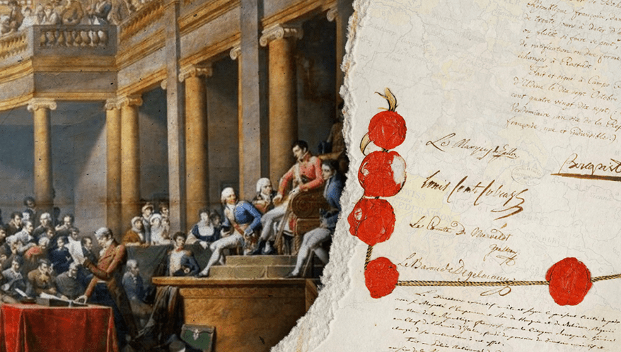  (Imagem:  Archives Nationales/Cambridge Modern History Atlas/Arte Migalhas)