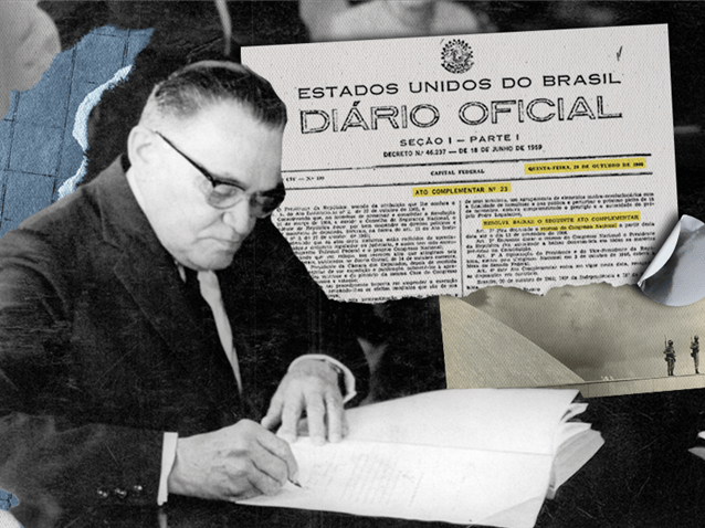  (Imagem: Arquivo Nacional Ministério da Gestão e da Inovação em Serviços Públicos | Acervo U.H/Folhapress | Diário Oficial da União | Arte Migalhas)