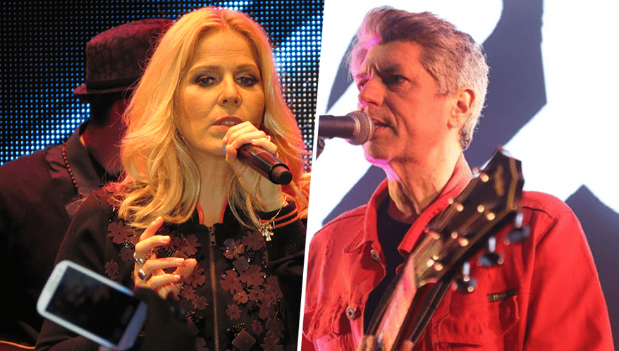 Paula Toller obteve decisão favorável no TJ/RJ que garante o uso de músicas compostas com Leoni.  (Imagem: Gisele Pimenta/Frame/Folhapress | Reprodução/Marih Carvalho/Instagram)