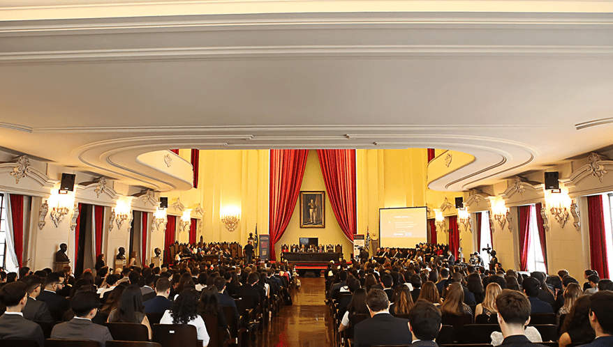 Abertura da XVI Competição Brasileira de Arbitragem e Mediação Empresarial.  (Imagem: Divulgação )