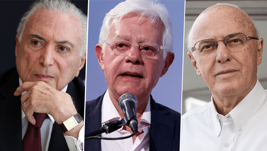  (Imagem: Alex de Jesus/O Tempo/Folhapress | Alan Santos/PR | Ricardo Borges/Folhapress)