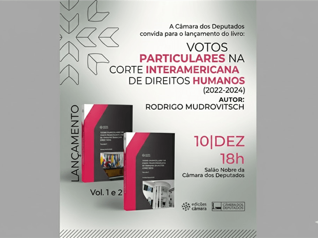 Obra reúne votos de Rodrigo Mudrovitsch na Corte Interamericana