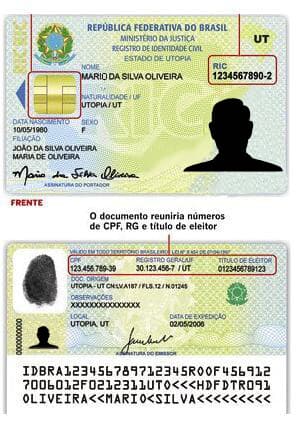 Nova identidade civil dos brasileiros começa a vigorar em 2011