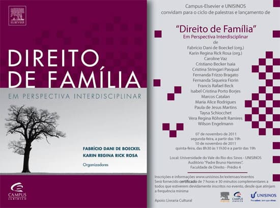 Lançamento da obra "Direito de Família em Perspectiva Interdisciplinar"