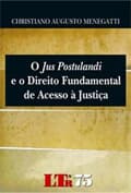 Resultado do sorteio da obra "O Jus Postulandi e o Direito Fundamental de Acesso à Justiça"