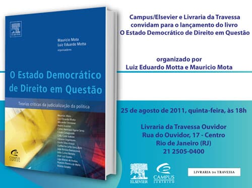Lançamento da obra "O Estado Democrático do Direito em Questão"