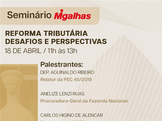 Escritório debate as perspectivas da reforma tributária