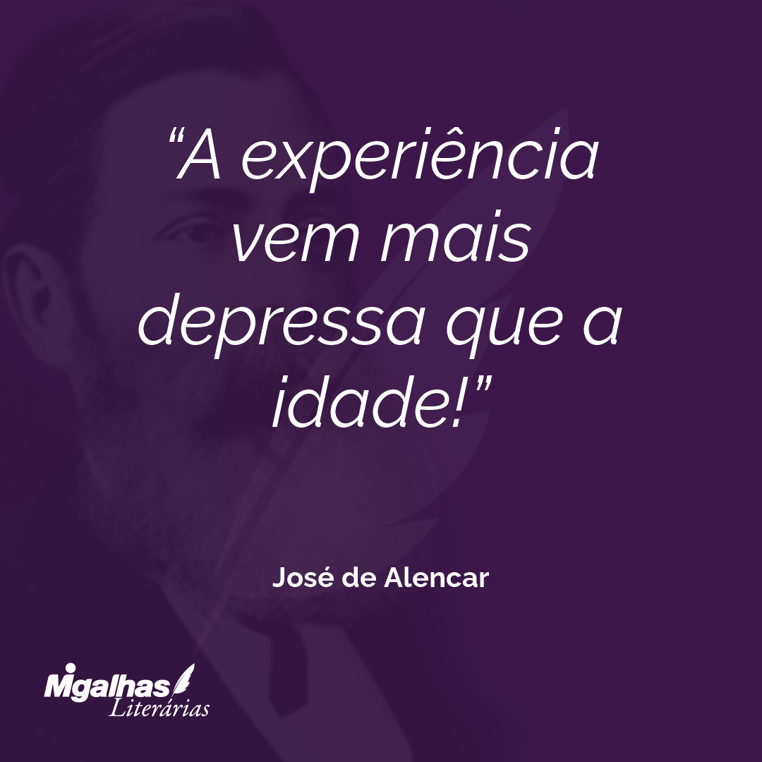 A experiência vem mais depressa que a idade! 